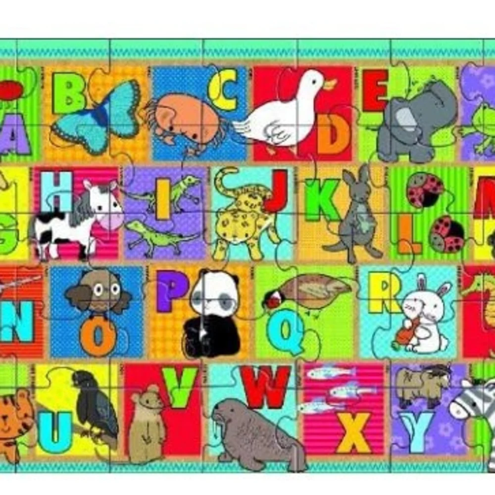 ABC Animals Giant Floor Puzzle - Picture 2 of 2